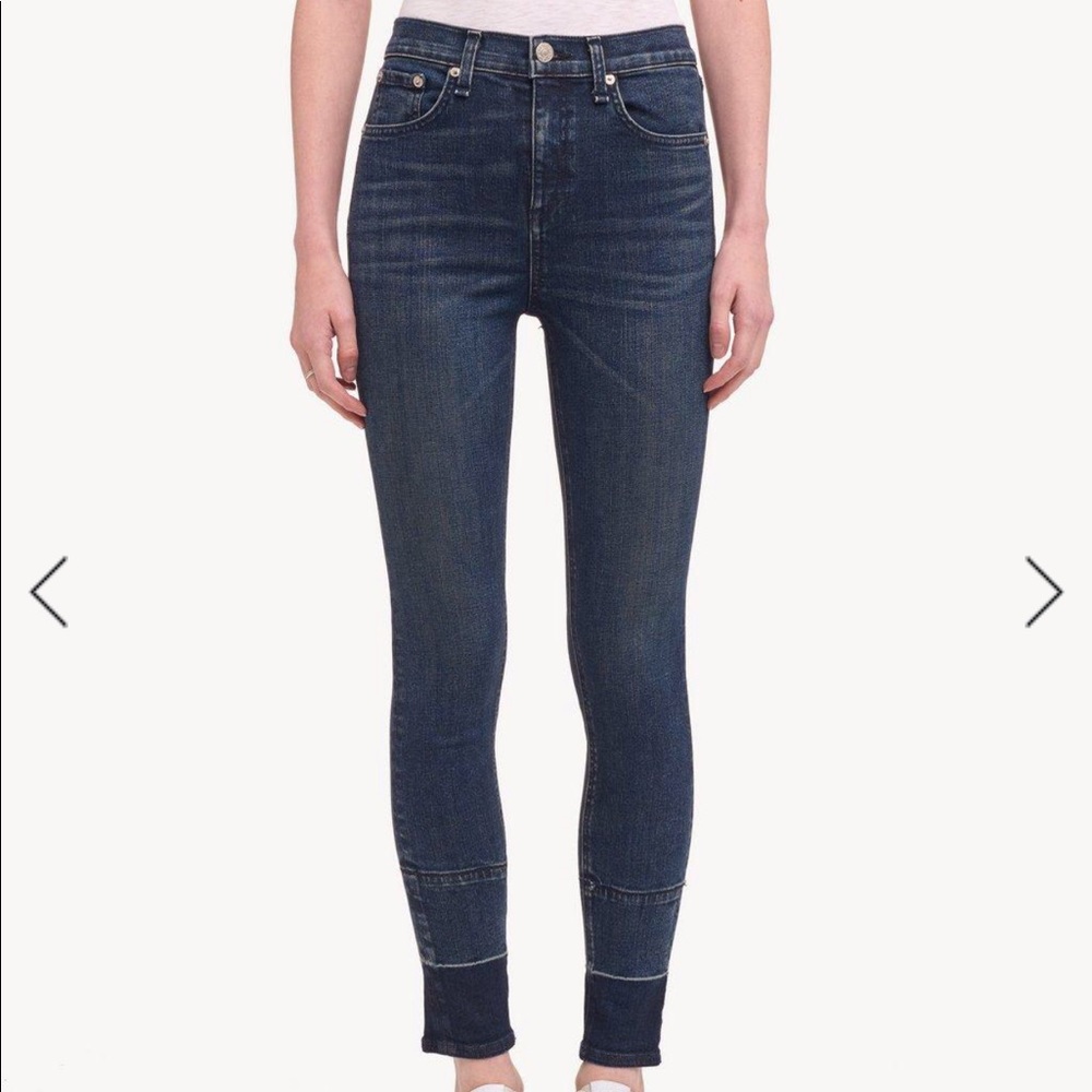 Rag & Bone Jeans High Rise Ankle Skinny